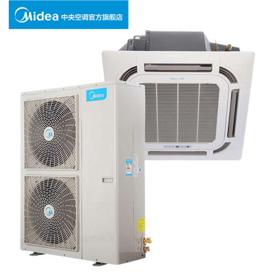 美的(Midea)中央空调一拖一 5匹天花机嵌入式吸顶机 变频冷暖380V RFD-120QW/BSDN8Y-D(B3)