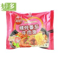 统一100精炖番茄牛肉面100g/袋 速食方便面 泡面煮面