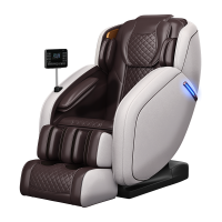 [SL双导轨机械手]美菱melng 按摩椅家用智能全身豪华零重力全自动多功能电动按摩沙发椅子太空舱MID-S15G 白色