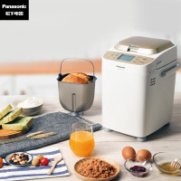 松下(Panasonic)面包机 烤面包机 家用全自动变频自动投放 35个菜单 多功能和面500g SD-WTP1001