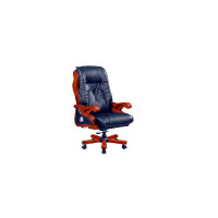 红本 HB-A278电脑椅 真牛皮可躺老板椅 人体工学办公椅 家用转椅子 头层牛皮