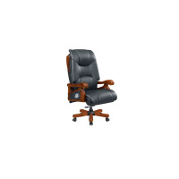 红本 HB-2308老板椅 真牛皮椅大班椅 转椅可躺 办公椅子 人体工学座椅 电脑椅家用 舒适靠背椅