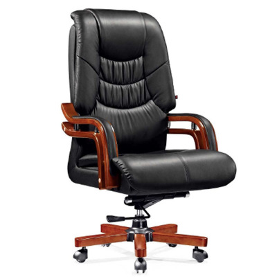 红本 HB-B385办公家具办公转椅皮艺电脑椅简约现代中班椅老板椅会议椅