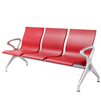 红本等候椅 五人位机场椅五人位排椅 HB-JJ35PA(YA)