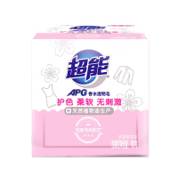 [超能][160g*3块]APG香水透明皂浪漫樱花香护色柔软洗衣皂