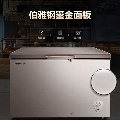容声(Ronshen)BD/BC-306MSA 306升商用冰柜冷柜卧式大冷冻柜 冷藏冷冻转换 一级能效