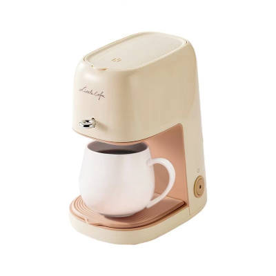 邦可臣咖啡机家用多功能便携咖啡机美式滴漏咖啡机煮茶器跨境_奶油杏