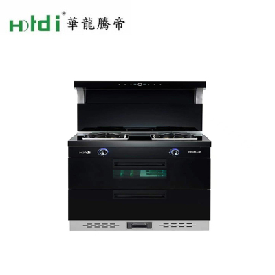 Hdi华龙腾帝电器 S600-36 集成灶 消毒柜款 钢化玻璃 电子脉冲点火