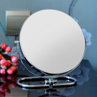 特折叠台式镜子化妆镜知渡双面大号桌面梳妆镜可壁挂公主镜便携