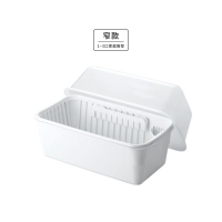 知渡银离子沥水架厨房碗碟置物架筷滤水篮水槽带盖收纳盒
