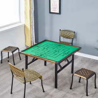 知渡正方形象棋桌学生麻将桌折叠简易家用手搓卧室餐桌两用小户型二人