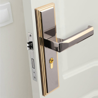 沣舟门锁家用门通用型磁吸免改孔门锁室内卧室房间门锁具门锁