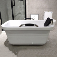 扶手小户型浴缸坐式深泡独立式藤印象免安装亚克力成人老人洗澡盆