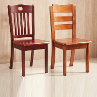 全椅子家用餐厅靠背凳子书桌饭店原木餐椅迪玛森现代简约木头餐桌椅