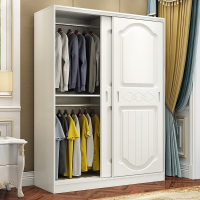 迪玛森欧式衣柜简约现代经济型组装简易衣橱推拉门卧室2门儿童衣柜