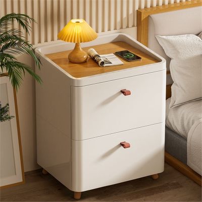 卧室床头柜简约现代北欧风抽屉式收纳柜零食储物箱置物架