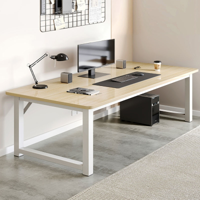 回固电脑桌台式家用办公桌长方形桌子工作台简约现代简易学生学习书桌