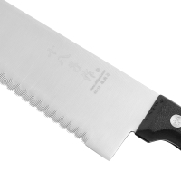 阳江冻肉刀不锈钢切片刀锯齿刀厨房刀具吐司面包刀