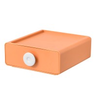 桌面收纳盒-暮色橙|杂物收纳盒宿舍书本桌面整理盒储物盒厨房收纳篮零食玩具收纳筐箱
