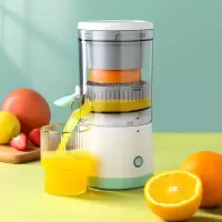狄丽莫多功能榨橙器便携榨汁机家用水果机USB充电可视果汁分离机
