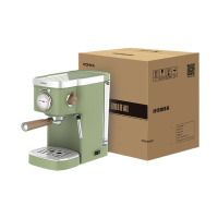 康佳(KONKA)意式咖啡机半自动胶囊咖啡机蒸汽奶泡机家用咖啡机_绿色
