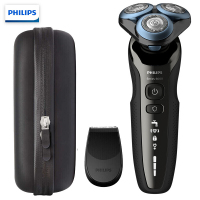 飞利浦(PHILIPS)电动剃须刀蜂巢9系高端龙年限定礼盒 SkinIQ智能光感刮胡刀 新年礼物 送男友送老公S9889