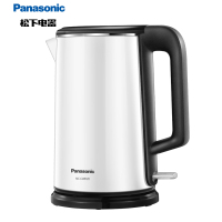 松下(Panasonic)1.5L白色电水壶 1800W大功率 不锈钢内胆 双层隔热防烫 NC-CWK20