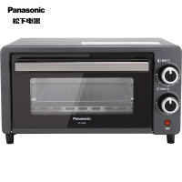 松下 (Panasonic) 电烤箱NT-H900 9L容量!多段温控!上下石英烤管!15分钟定时烘焙!双层隔热门!