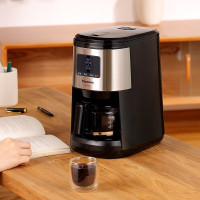 松下咖啡机咖啡机全自动 研磨现煮浓缩冲泡智能清洗 保温豆粉两用 NC-R601KSQ(黑色)