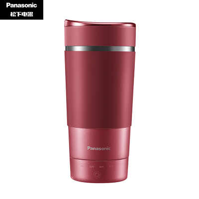 松下(Panasonic)电水壶 烧水壶便携式家用旅行恒温烧水杯 随行冲奶泡茶办公室养生保温杯NC-K501R 红色