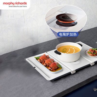 摩飞(Morphyrichards)折叠暖菜板多功能烹饪加热菜板家用桌面暖菜垫方形餐桌饭菜保温板MR8301