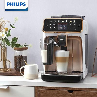 飞利浦意式全自动露娜咖啡机EP5144小型家用办公商用奶泡研磨一体