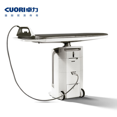 卓力(Cuori)SuperPro增压智能整烫系统家用蒸汽熨烫机手持挂烫机全套 EA408i 白色
