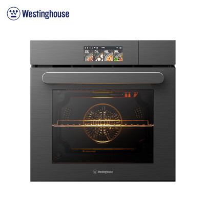 西屋(Westinghouse)嵌入式蒸烤箱一体机家用触控彩屏多功能大容量蒸箱烤箱进口搪瓷内胆拉丝面板W3