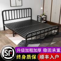 床1.8米铁艺床铁床双人床1.5米宿舍单人床韵美舞灵网红现代简约床架铁架床