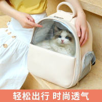 猫背包米妮外出包透明双肩猫猫背包便携可爱书包行李箱自背包宠物用品