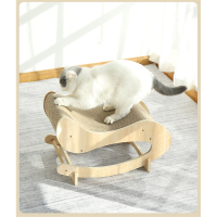 猫抓板窝武速达摇床耐磨不掉屑多功能猫窝猫沙发猫抓板二合一