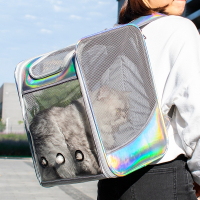 猫包便携外出包米妮猫咪太空舱双肩包透明狗狗包猫书包宠物背包