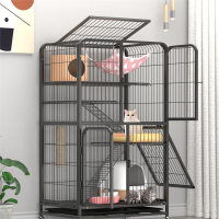 猫笼子猫别墅家用室内带厕所米妮一体超大自由空间猫咪猫窝猫舍猫屋