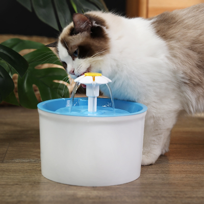 猫咪饮水机水流动自动米妮循环智能宠物水盆水碗猫用喝水狗喂水器_1代-蓝色