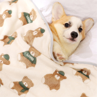 米妮狗狗睡觉用小被子宠物专用毛毯夏珊瑚绒小狗的小毯子夏季秋天冬款