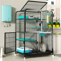 米妮猫笼子家用室内超大自由空间猫窝猫厕所一体猫别墅猫屋养猫专用笼
