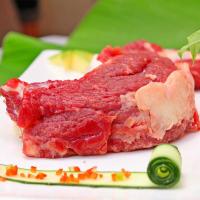 阊域新疆褐牛有机牛脖肉大块肉1000g冷冻牛肉