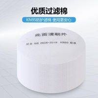 [防尘]圆形滤棉20片|防毒面具6200喷漆甲醛装修打磨专用防尘面具油漆农药面罩防尘口罩