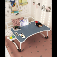 床上小桌子家用笔记本电脑桌藤印象可折叠学生宿舍懒人简约卧室学习书桌