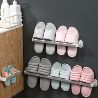 藤印象浴室拖鞋架免打孔卫生间壁挂式墙壁放鞋子沥水收纳 厕所置物架