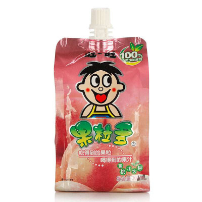 旺旺 果粒多饮料(口袋包)(蜜桃)300ml