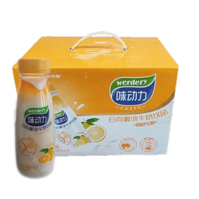 味动力日向夏味牛奶饮品350ml