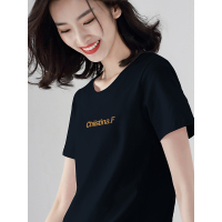 网红宽松短袖t恤2020新款夏季大码女装半袖纯色棉打底衫学生韩版