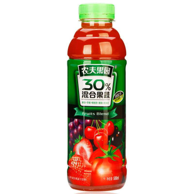 农夫果园30%番茄草莓500ml瓶装